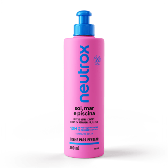 Creme De Pentear Protetor Neutrox Mar E Piscina Filtro Solar