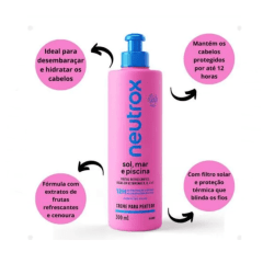 Creme de Pentear Neutrox Sol Mar e Piscina 300ml