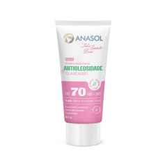 Anasol Todo Santo Dia Protetor Solar Facial Antioleosidade Clareador FPS 70 Anasol Todo Santo Dia Protetor Solar Facial Antioleosidade Clareador FPS 70