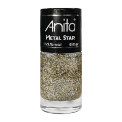 Esmalte Anita 1129 Na Veia! Glitter Holográfico - Metal Star