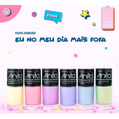 Esmalte Anita 1155 Espalhando Fofura, SQN! Cremoso - Eu no Meu Dia Mais Fofo