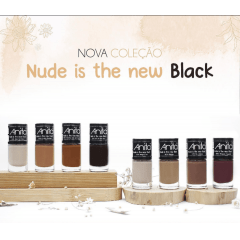 Esmalte Anita Coleção Nude is The New Black com 8 Cores Nudes