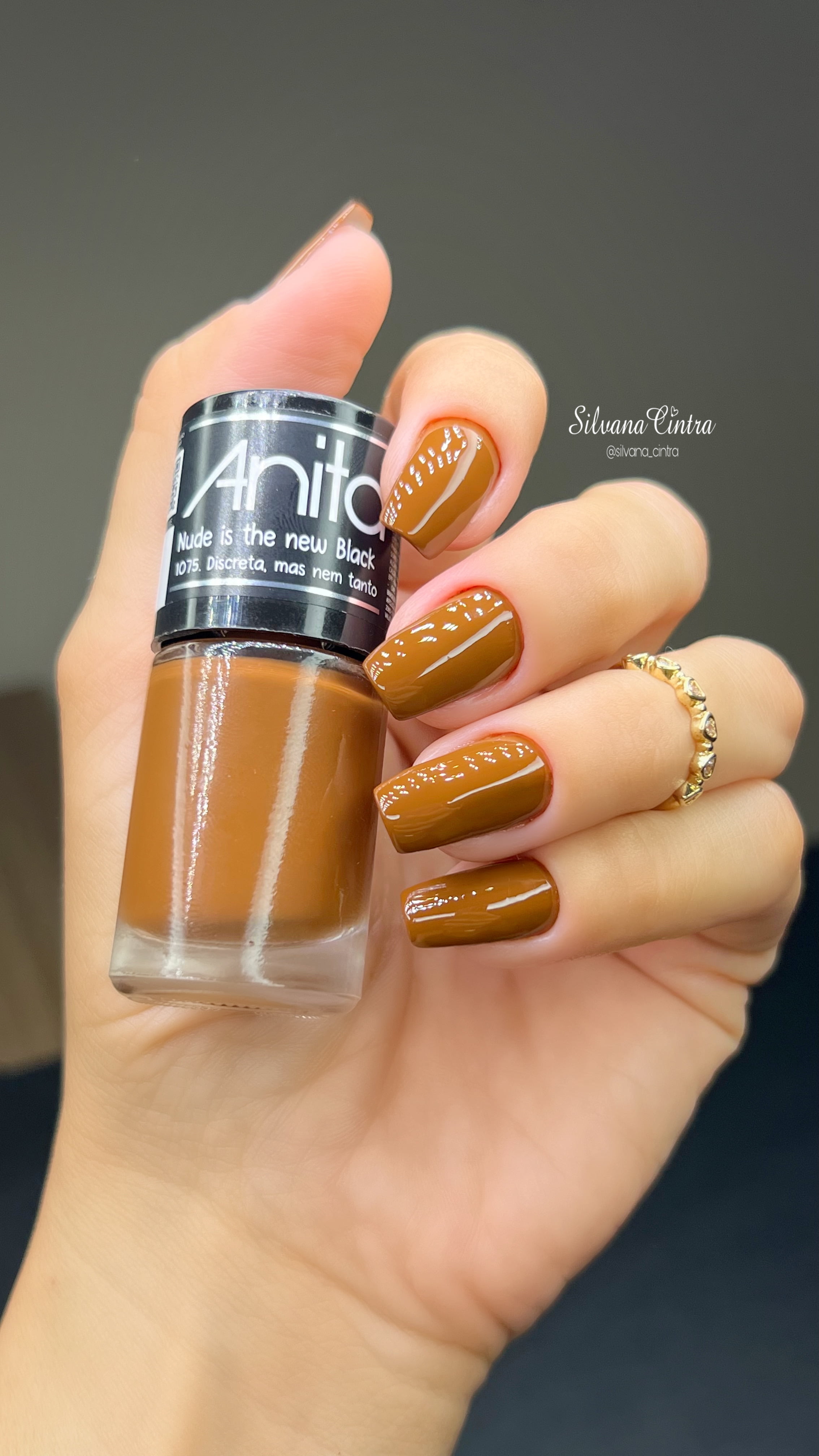 Esmalte Anita 1075 Discreta, Mas Nem Tanto Cremoso - Nude is The New Black