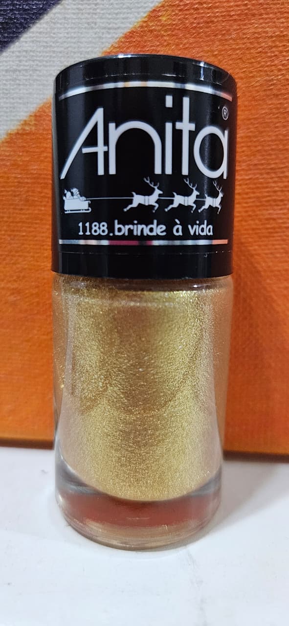 Esmalte Anita 1188 Brinde à Vida Glitter - Tempo de Celebrar