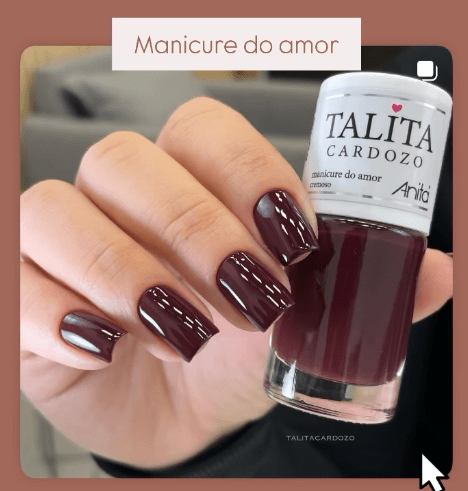 Esmalte Anita Manicure do Amor da Coleção Talita Cardozo